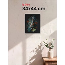 Hars Slim Ince Profil Siyah Çerçeve 34 x 44 cm Camlı