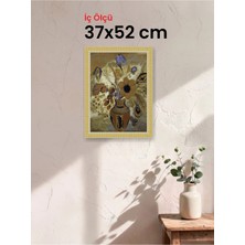 Hars Royal Klasik Desenli Çok Renkli Çerçeve 37 x 52 cm Şeffaf Korumalı Pvc