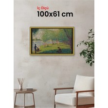 Hars Royal Klasik Desenli Altın Çerçeve 100 x 61 cm Şeffaf Korumalı Pvc