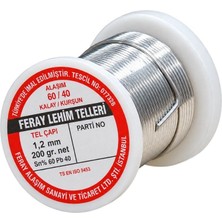 Feray 60/40 Lehim Teli 1.2 mm – 200 gr