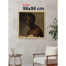 Hars Royal Klasik Desenli Çok Renkli Çerçeve 96 x 96 cm Camlı