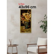 Hars Slim Ince Profil Altın Çerçeve 43 x 96 cm Camlı