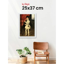 Hars Slim Ince Profil Beyaz Çerçeve 25 x 37 cm Şeffaf Korumalı Pvc