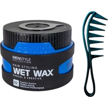 Morco Profesyonel Şekil Tarak & Menstyle Collection Saç Şekillendirici Wax No:2 Wet Wax 150ML