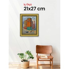 Hars Royal Klasik Desenli Altın Çerçeve 21 x 27 cm Şeffaf Korumalı Pvc
