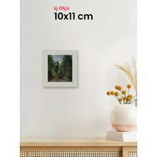 Hars Slim Ince Profil Gümüş Çerçeve 10 x 11 cm Şeffaf Korumalı Pvc