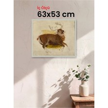Hars Slim Ince Profil Gümüş Çerçeve 63 x 53 cm Şeffaf Korumalı Pvc