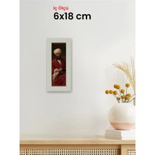 Hars Slim Ince Profil Gümüş Çerçeve 6 x 18 cm Şeffaf Korumalı Pvc