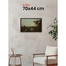 Hars Slim Ince Profil Siyah Çerçeve 70 x 44 cm Camlı