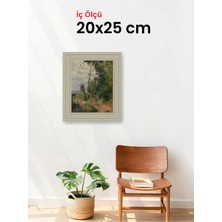 Hars Vintage Eskitme Beyaz Çok Renkli Çerçeve 20 x 25 cm Camlı