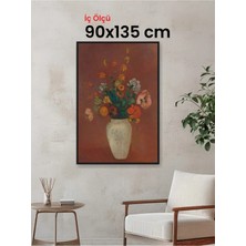 Hars Slim Ince Profil Siyah Çerçeve 90 x 135 cm Camlı