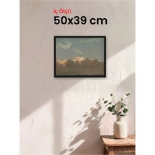 Hars Slim Ince Profil Siyah Çerçeve 50 x 39 cm Şeffaf Korumalı Pvc