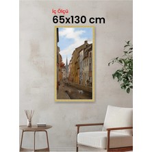 Hars Royal Klasik Desenli Çok Renkli Çerçeve 65 x 130 cm Şeffaf Korumalı Pvc