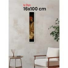 Hars Slim Ince Profil Gümüş Çerçeve 16 x 100 cm Şeffaf Korumalı Pvc