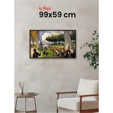 Hars Slim Ince Profil Kahverengi Çerçeve 99 x 59 cm Camlı