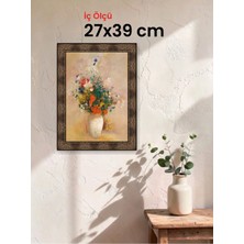Hars Heritage Eskitme Kahverengi Çerçeve 27 x 39 cm Camlı