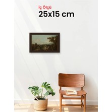 Hars Slim Ince Profil Kahverengi Çerçeve 25 x 15 cm Şeffaf Korumalı Pvc