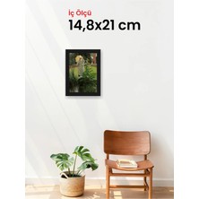 Hars Slim Ince Profil Siyah Çerçeve 14,8 x 21 cm Camlı