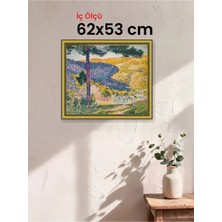 Hars Royal Klasik Desenli Altın Çerçeve 62 x 53 cm Şeffaf Korumalı Pvc