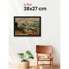 Hars Slim Ince Profil Siyah Çerçeve 38 x 27 cm Camlı