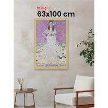 Hars Royal Klasik Desenli Çok Renkli Çerçeve 63 x 100 cm Şeffaf Korumalı Pvc