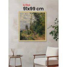 Hars Royal Klasik Desenli Çok Renkli Çerçeve 91 x 99 cm Camlı