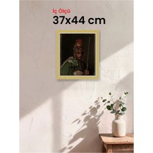 Hars Royal Klasik Desenli Çok Renkli Çerçeve 37 x 44 cm Camlı