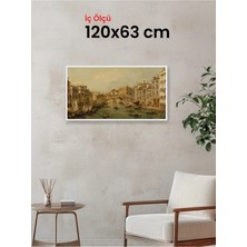 Hars Slim Ince Profil Beyaz Çerçeve 120 x 63 cm Camlı