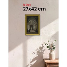 Hars Royal Klasik Desenli Altın Çerçeve 27 x 42 cm Camlı