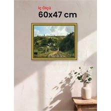Hars Royal Klasik Desenli Altın Çerçeve 60 x 47 cm Şeffaf Korumalı Pvc