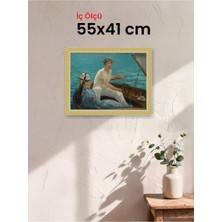 Hars Royal Klasik Desenli Çok Renkli Çerçeve 55 x 41 cm Camlı