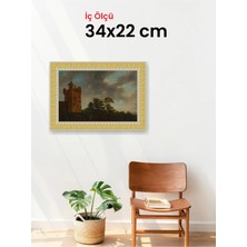 Hars Royal Klasik Desenli Çok Renkli Çerçeve 34 x 22 cm Şeffaf Korumalı Pvc