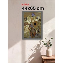 Hars Royal Klasik Desenli Gümüş Çerçeve 44 x 65 cm Şeffaf Korumalı Pvc
