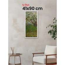 Hars Slim Ince Profil Beyaz Çerçeve 41 x 90 cm Camlı