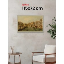 Hars Vintage Eskitme Beyaz Çok Renkli Çerçeve 115 x 72 cm Camlı