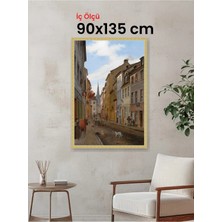 Hars Royal Klasik Desenli Çok Renkli Çerçeve 90 x 135 cm Camlı
