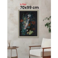 Hars Gallery Klasik Gümüş Çerçeve 70 x 99 cm Şeffaf Korumalı Pvc