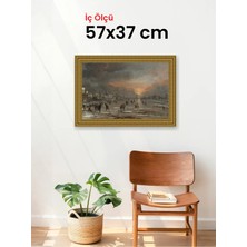 Hars Gallery Klasik Altın Çerçeve 57 x 37 cm Şeffaf Korumalı Pvc
