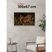 Hars Slim Ince Profil Gümüş Çerçeve 106 x 67 cm Camlı
