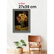 Hars Royal Klasik Desenli Gümüş Çerçeve 27 x 39 cm Şeffaf Korumalı Pvc