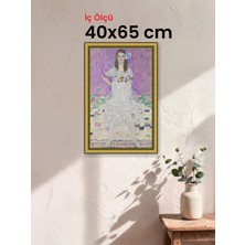 Hars Royal Klasik Desenli Altın Çerçeve 40 x 65 cm Şeffaf Korumalı Pvc