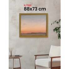 Hars Gallery Klasik Altın Çerçeve 88 x 73 cm Şeffaf Korumalı Pvc