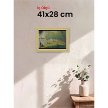 Hars Royal Klasik Desenli Çok Renkli Çerçeve 41 x 28 cm Şeffaf Korumalı Pvc