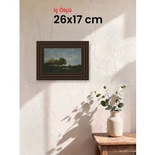 Hars Gallery Klasik Kahverengi Çerçeve 26 x 17 cm Şeffaf Korumalı Pvc