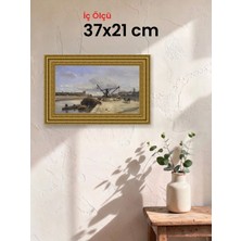 Hars Gallery Klasik Altın Çerçeve 37 x 21 cm Şeffaf Korumalı Pvc
