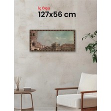 Hars Heritage Eskitme Kahverengi Çerçeve 127 x 56 cm Camlı