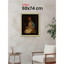 Hars Royal Klasik Desenli Çok Renkli Çerçeve 60 x 74 cm Camlı