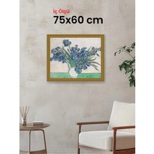 Hars Gallery Klasik Altın Çerçeve 75 x 60 cm Camlı