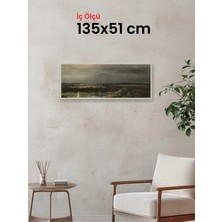 Hars Slim Ince Profil Gümüş Çerçeve 135 x 51 cm Şeffaf Korumalı Pvc