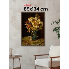 Hars Heritage Eskitme Kahverengi Çerçeve 89 x 134 cm Camlı